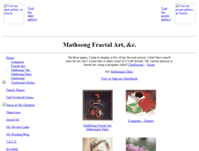 Tablet Screenshot of mathsong.com